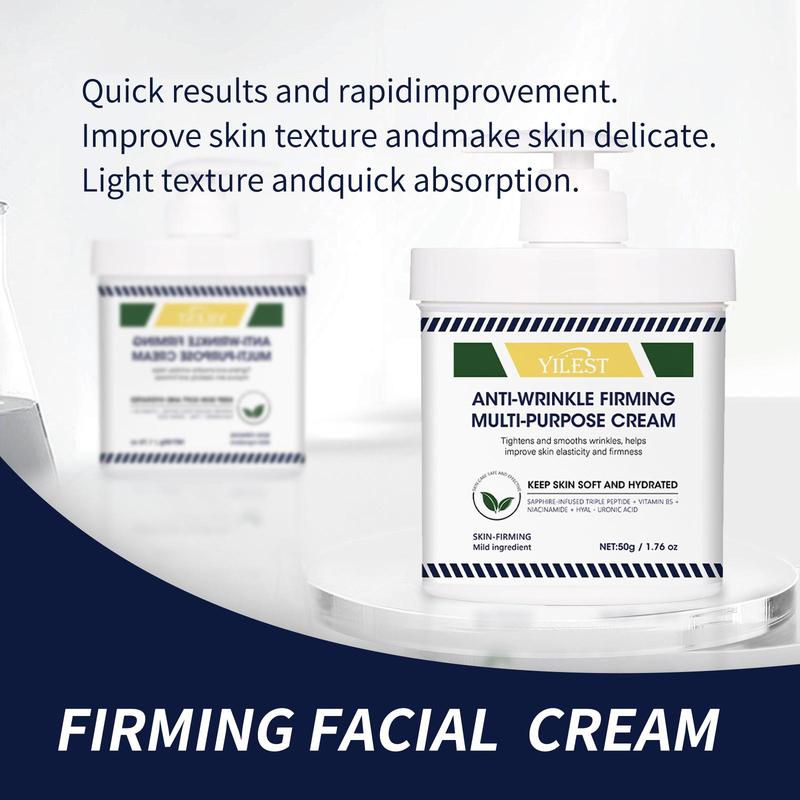 Advanced Firming Cream, 2 Counts set Face & Body Firming Cream, Skin Tightener Rejuvenating Cream Set, Multi-purpose Cream for All Skin Types