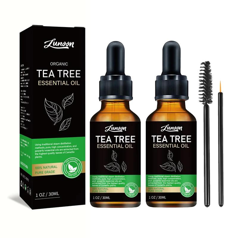 Tea Tree Essential Oil, 1 Box 2 Boxes Deeply Moisturizes Face, Body, Skin, and Hair Care Multi Effect Essential Oil, Hair Care Product