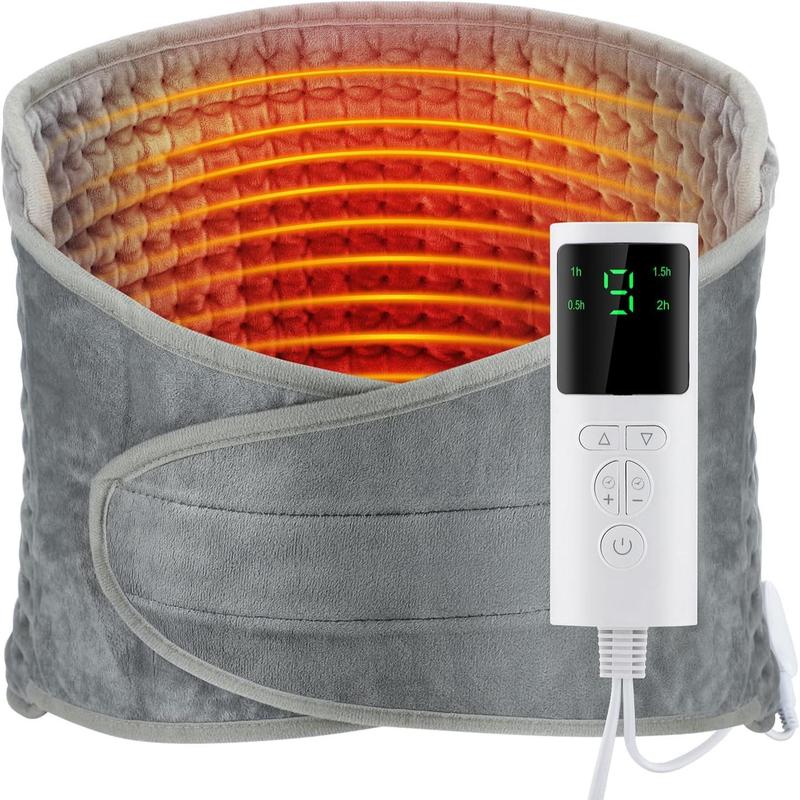 Electric Heated Waist Belt, 1 Box Multifunctional Waist Heating Pad with LCD Control, Body Hot Massage Belt for Back Leg Body Warmer