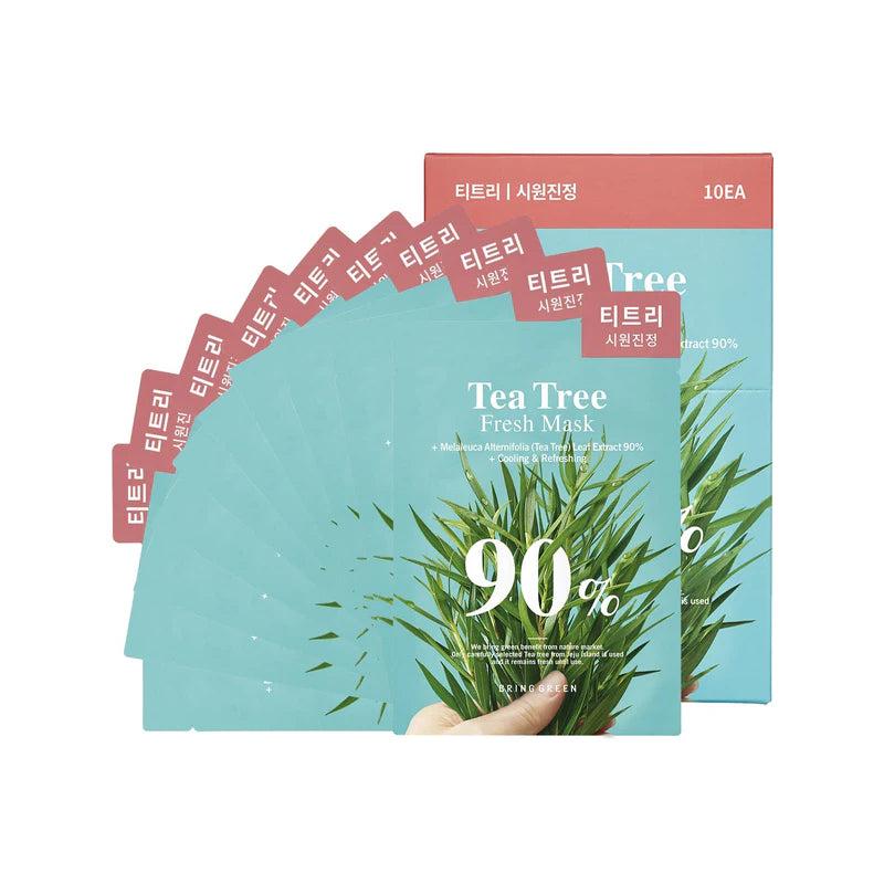 BRINGGREEN Tea Tree 90% Fresh Mask Sheet