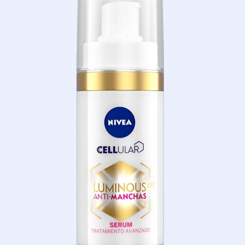 Nivea Luminous 630 Anti-Spot Advance Treatment Serum and Fluid Bundle Set with Hyaluronic Acid and Vitamin E for Skin Hydration