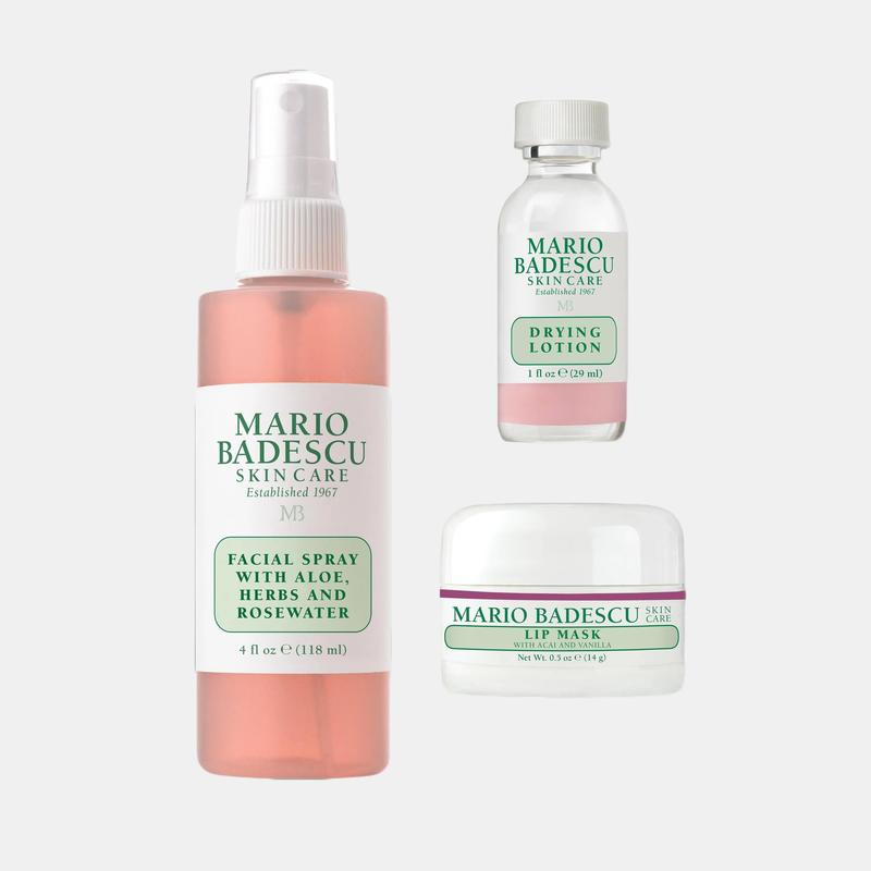 Mario Badescu TikTok Bundle: Drying Lotion, Facial Spray, Lip Mask - Hydrating, Skincare Aloe Aloe Vera