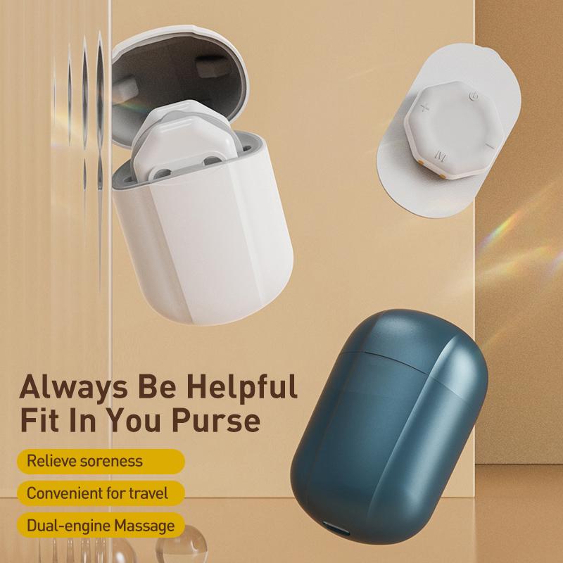 EMS Microcurrent Mini Massager, All In One Portable Unit for Full Body Massaging, 8 Modes Options EMS Muscle Stimulator Machine for Back Shoulder Leg Neck