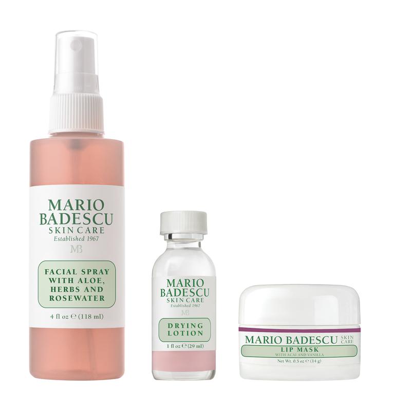 Mario Badescu TikTok Bundle: Drying Lotion, Facial Spray, Lip Mask - Hydrating, Skincare Aloe Aloe Vera