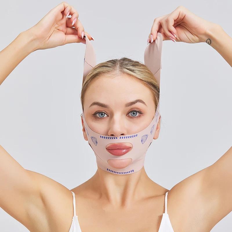 Chin Cheek Slimming Bandage V Shaper V Line Lifting Mask Face Lifting Anti Wrinkle Strap Band Sleeping Mask Beauty Health