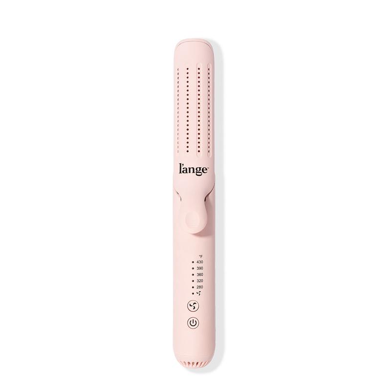 L'ange Hair Le Duo 360 Airflow Styler, Titanium Flat Iron Hair Straightener (Blush)