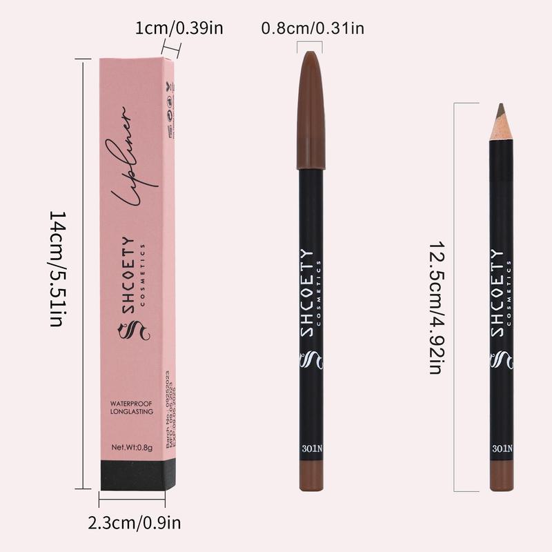 Long Lasting Matte Lip Liner, Waterproof Non-stick Cup Lipliner, Girls and Women Makeup Accessories, Suitable for All Occasions Lip Makeup