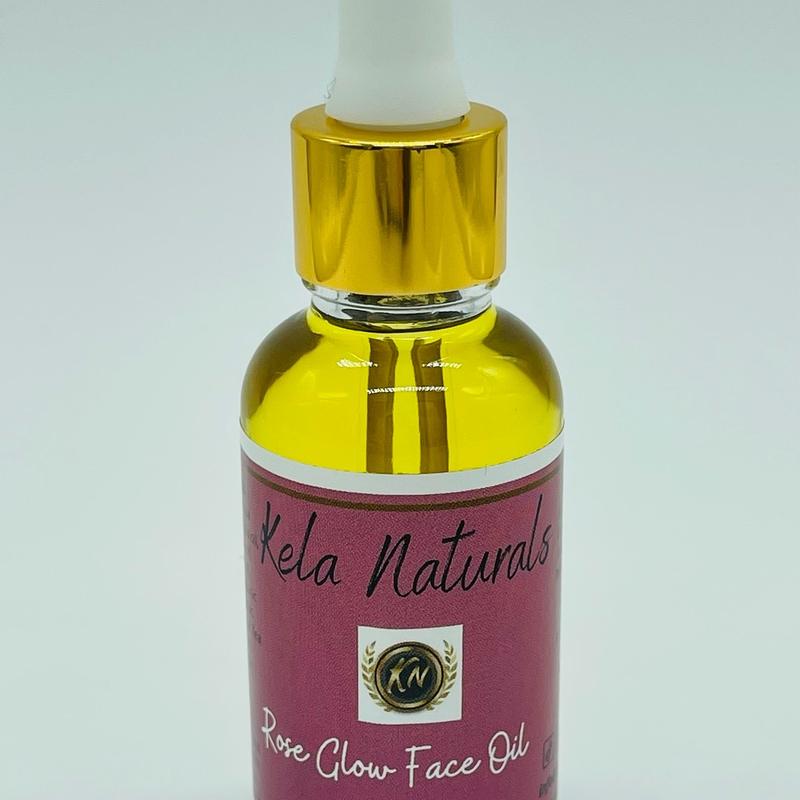 Rose Glow Face oil All natural (face oil) for Dry Skin, bright and smooth appearance  Daily Skincare Skin Repair Comfort Serums