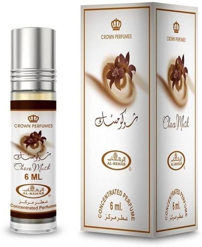 Combo Pack Choco Musk - (6ml + 50ml) Perfume Oil Roll-On & Spray by Al-Rehab Aroma Fragrance