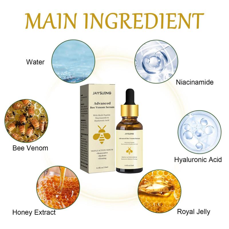 [Free shipping]Bee Venom Anti-Wrinkle Serum, Anti-Aging Benefits, Tighten, Firm, Wrinkle Care, Skincare, Comfort Skin Repair