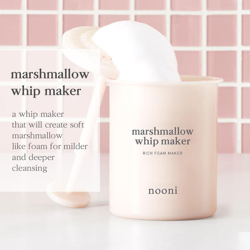 Nooni Facial Cleansing Tool - Marshmallow Whip Maker | Gift, Gift set, Gentle Deep Cleanser, Rich Foamer, Easy to Use, 1 Count Skincare Comfort