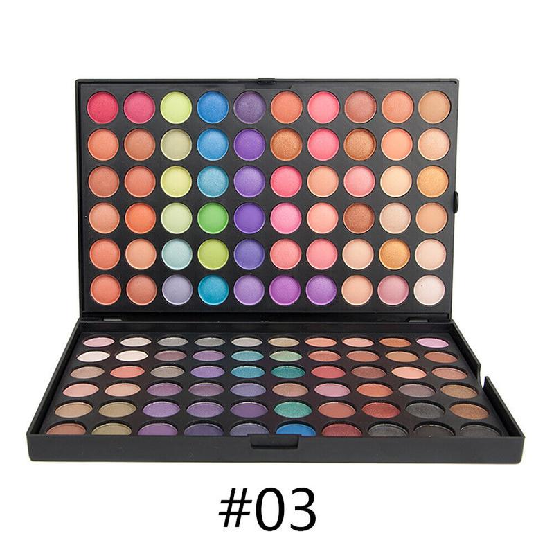 US 120 Colors Eyeshadow Professional Makeup Palette Shimmer Matte Highlight