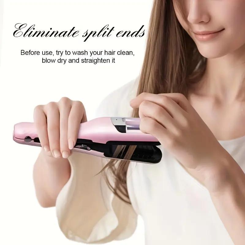 4V Rechargeable Lithium Battery Cordless Split End Hair Trimmer - Automatic, Portable, and Gentle for Damaged Hair Care -ABS Body Material, Easy to Use and Clean Comfort Lightweight