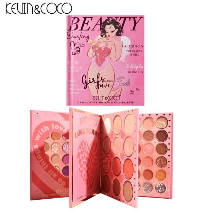 Kevin & Coco Magazine Collection Eyeshadow and Face Palettes - Makeup Cosmetic eyeshadow makeup