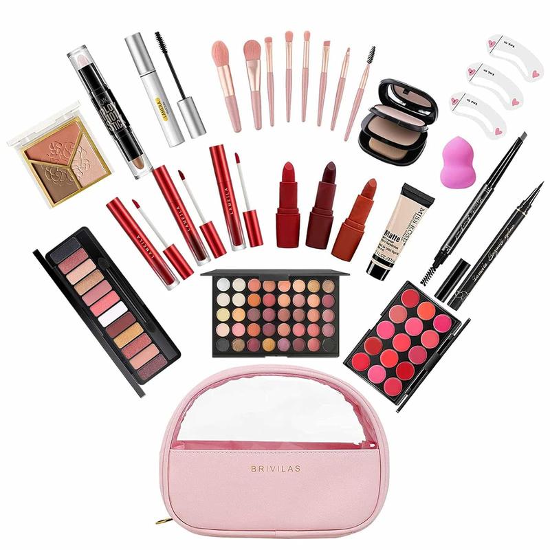 M All In One Full Makeup Kit for Women, Multipurpose Makeup Sets, Beginners and Professionals Alike, Easy to Carry(Pink)