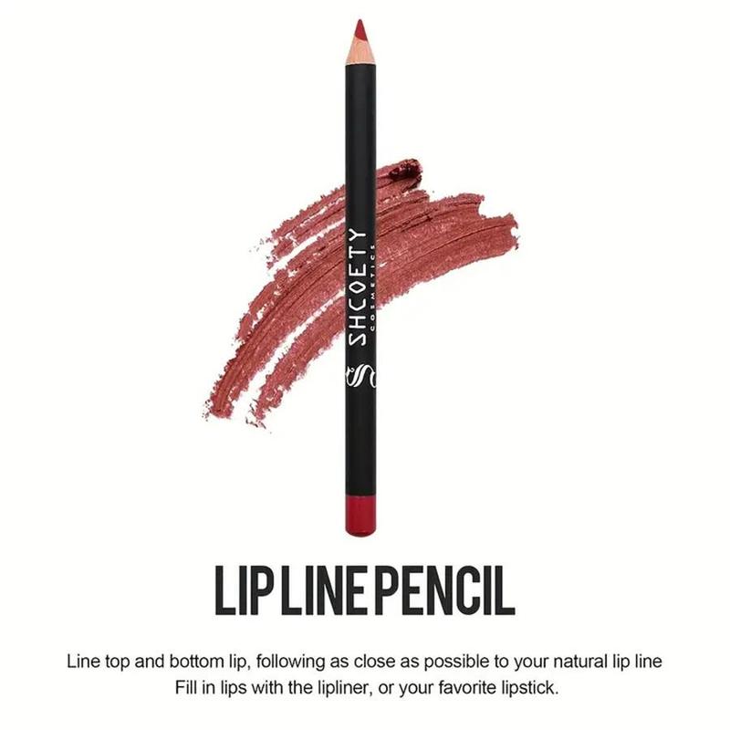 Long Lasting Lip Liner Pencil Set, 12pcs box Waterproof Lip Liner Pencil, Natural Lip Makeup Tool, Suitable for All Occasions Lip Makeup