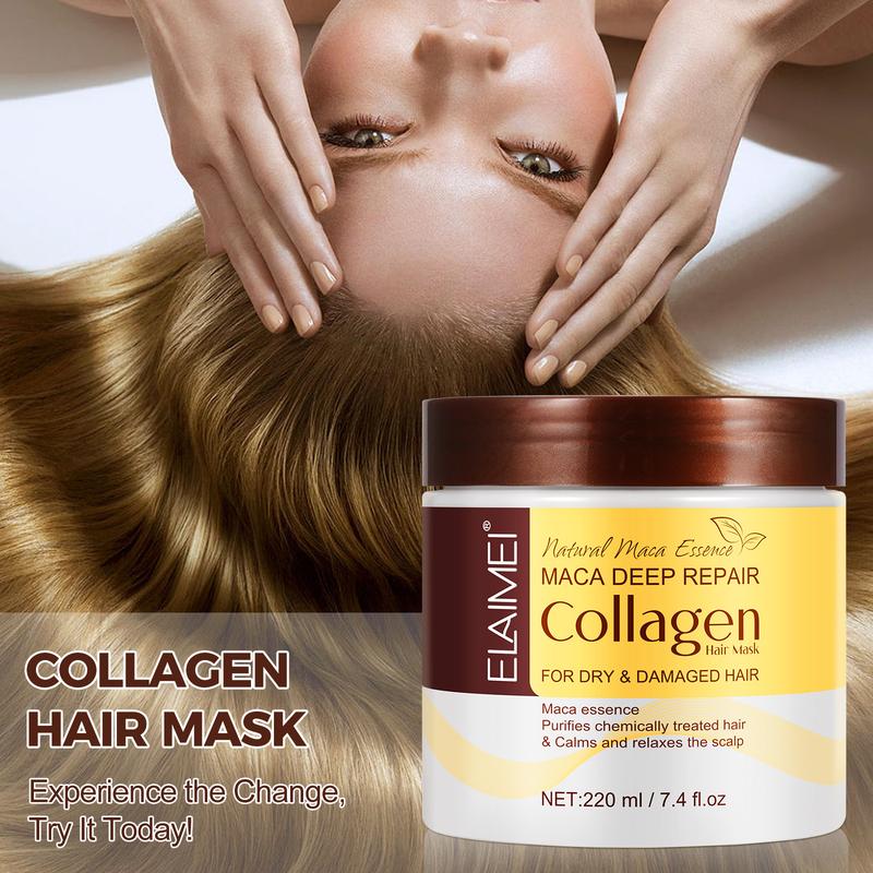 [Conditioner] Collagen Hair Mask Conditioner improves dry and frizzy hair and nourishes hair to make it smooth and soft