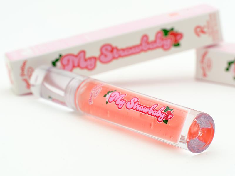 My Strawbaby Nourishing Lip Gloss with Juicy Strawberry Flavor