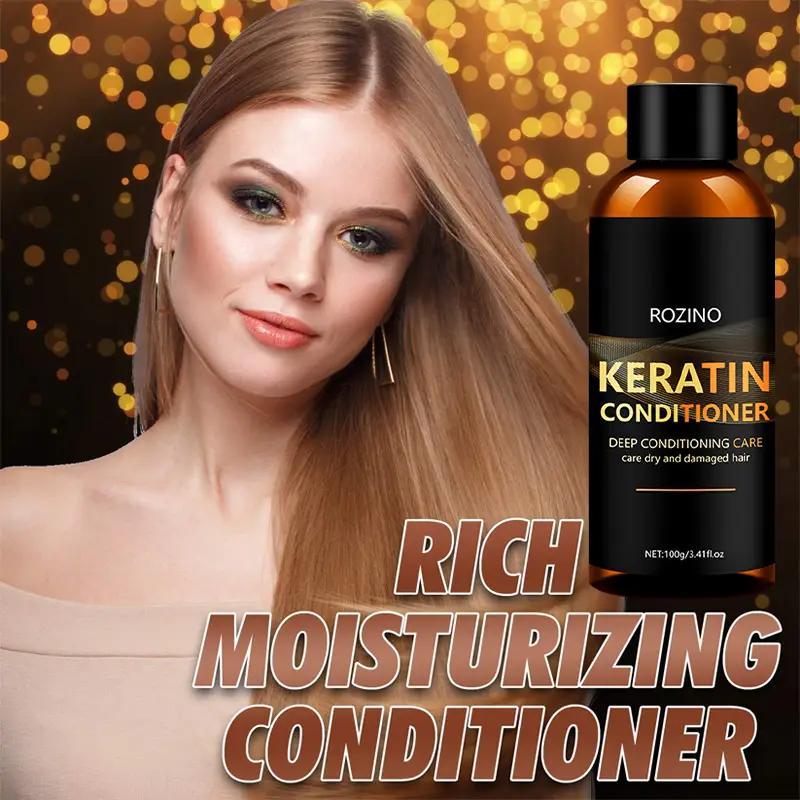 Keratin Hair Conditioner & Shampoo, 2pcs set Deep Cleaning Hair Care Set for Damaged, Dry, Frizzy, Easy Broken and Split Hair, Comfort Haircare, Valentine Gifts for Her