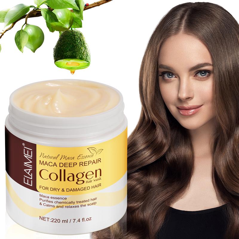 [Conditioner] Collagen Hair Mask Conditioner improves dry and frizzy hair and nourishes hair to make it smooth and soft