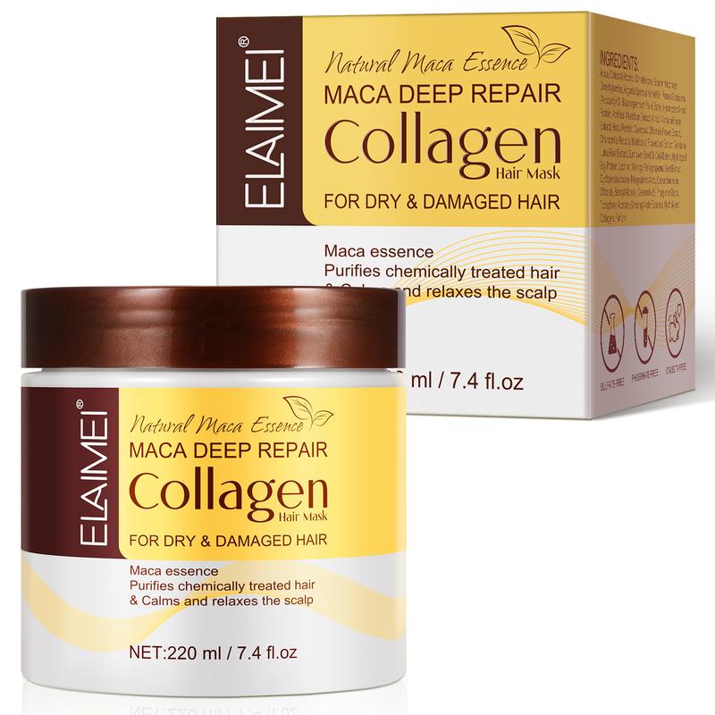 [Conditioner] Collagen Hair Mask Conditioner improves dry and frizzy hair and nourishes hair to make it smooth and soft