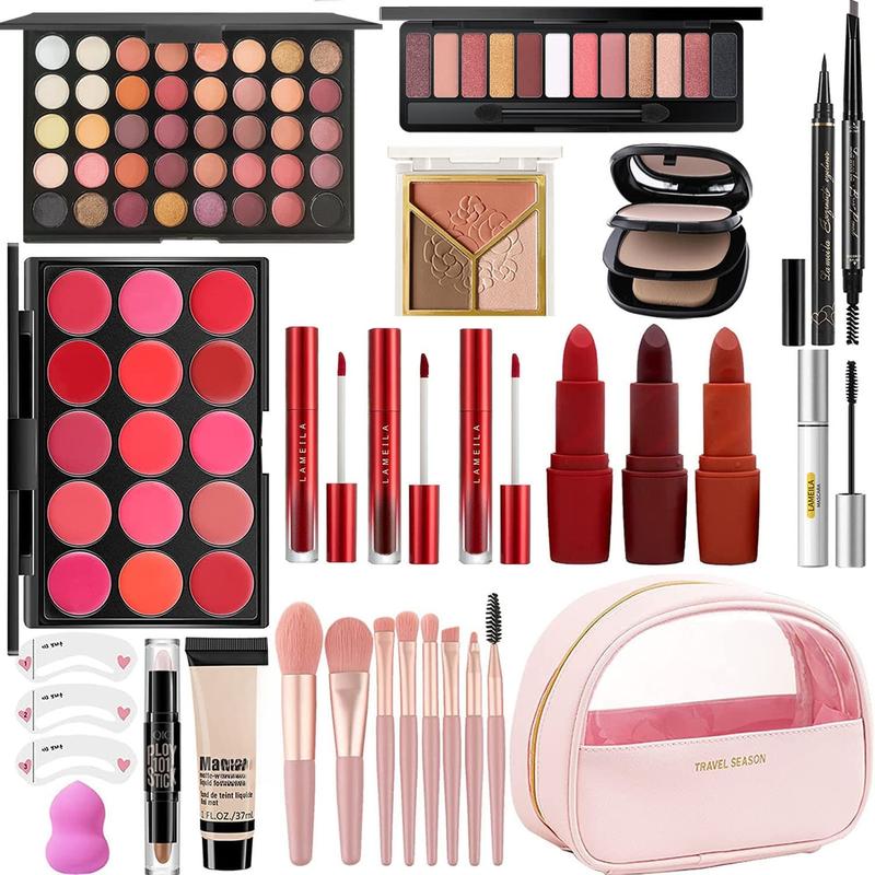 M All In One Full Makeup Kit for Women, Multipurpose Makeup Sets, Beginners and Professionals Alike, Easy to Carry(Pink)