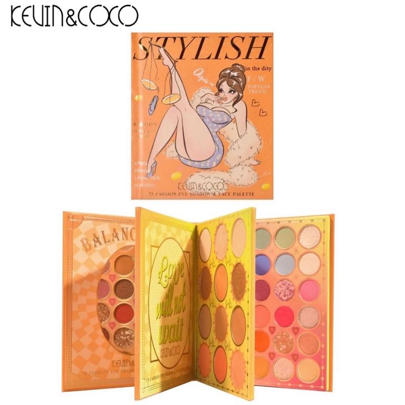 Kevin & Coco Magazine Collection Eyeshadow and Face Palettes - Makeup Cosmetic eyeshadow makeup