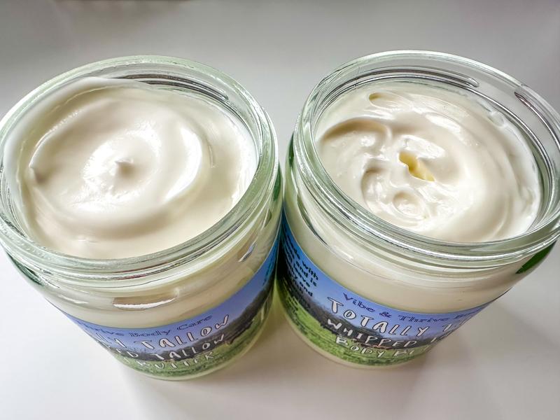 Totally Tallow Whipped Tallow Body Butter Skin Repair For Your Face & Body- Fragrance Free