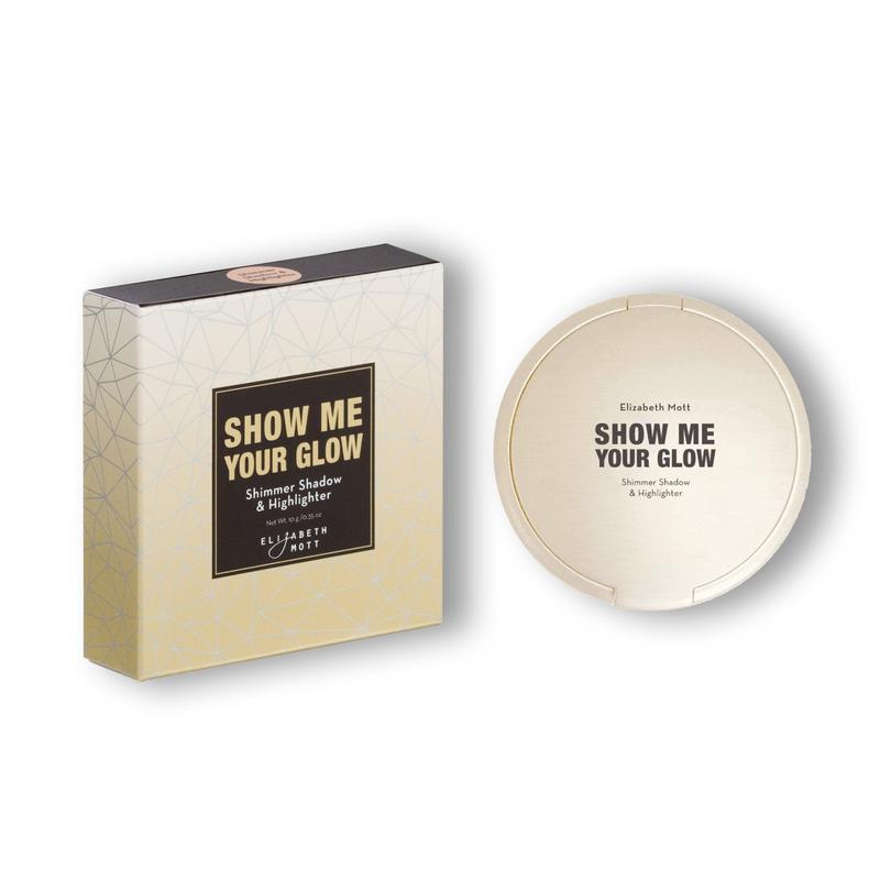 Elizabeth Mott Show Me Your Glow: Shimmer Highlighter & Shadow – Natural Radiant Face Glow, Cruelty-Free, Paraben-Free Bronzer Makeup Powder Smooth