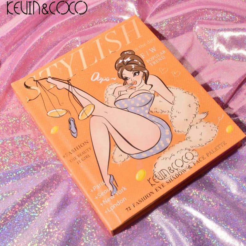 Kevin & Coco Magazine Collection Eyeshadow and Face Palettes - Makeup Cosmetic eyeshadow makeup