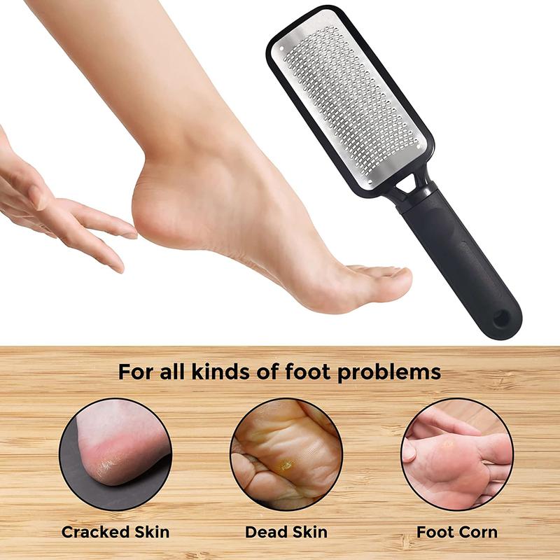 Portable Foot File, Handheld Thickened Design Callus Remover, Exfoliating Foot Care Tool