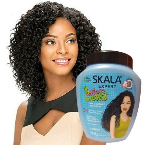 2 Pack SKALA Mais Cachos Hydrates Curls, Eliminates Frizz, For Curly Hair -2 IN 1 Conditioning Treatment and Cream To Comb 35.2oz Conditioner Haircare