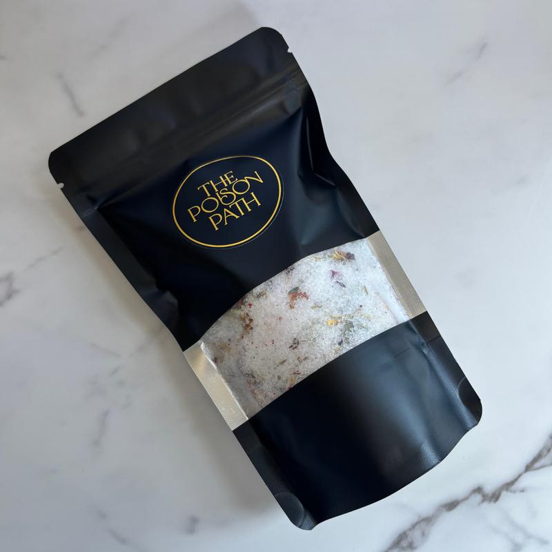 Summer Solstice Ritual Bath | 14 oz | Litha Bath Salt Blend | Protection + Joy + Abundance + Growth + Gratitude