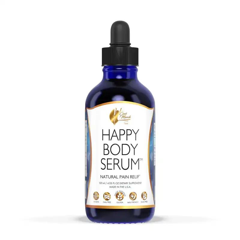 Coco March Happy Body Serum, Wellness Supplement, 60 Servings per Container Skincare Daily Hyaluronic Hyaluronic Acid