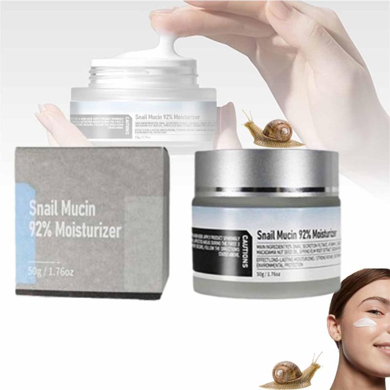 Snail Mucin Daily Moisturizing Cream | Hydrating & Soothing Formula for Dry & Sensitive Skin | 50g 1.76oz Skin Care Solution