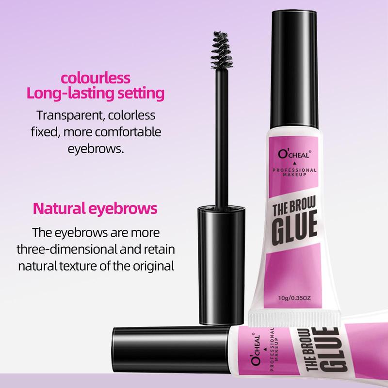 Long-lasting Eyebrow Glue, Waterproof Quick-drying Eyebrow Gel, Eye Makeup Tool For Women & Girls, Professional Eye Makeup Product