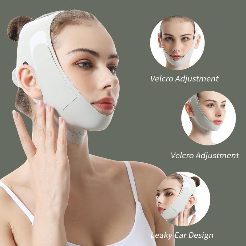 Face Lifting Bandage, Christmas V Line Facial Skin Lifting & Firming, for Double Chin for Women, Face Lift Tape, Skincare Tools, for Christmas Gift