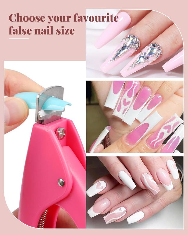 Professional Acrylic Nail Clipper with Magnetic Sizer - Precision Nail Cutters for Perfect Nail Tips, Ideal for Salon and Home Nail Art Enthusiasts