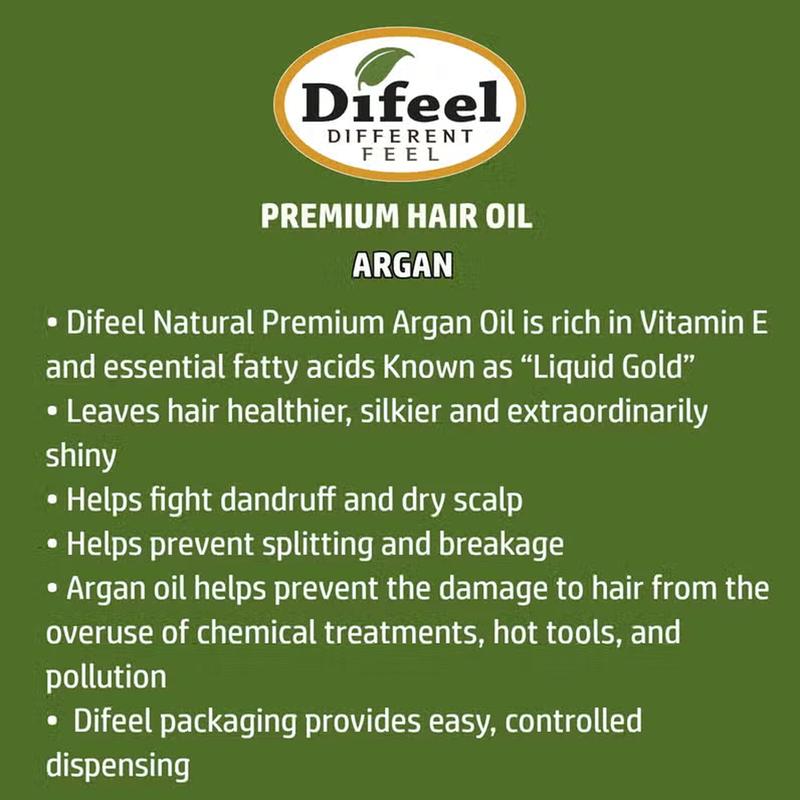 DIFEEL HAIR OIL - ARGAN OIL 2.5 OZ