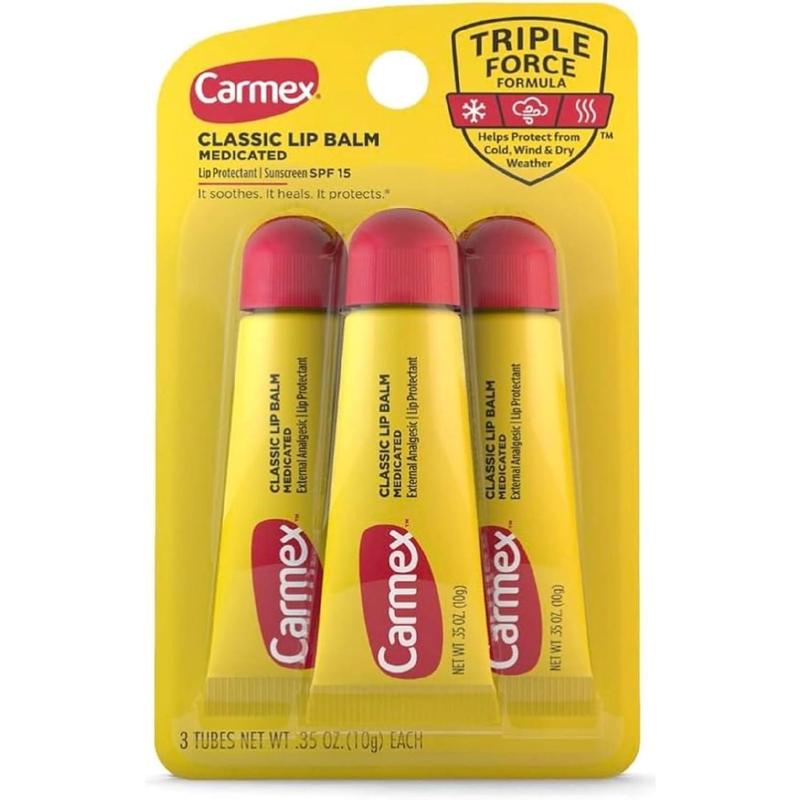 Classic Lip Balm, 0.35 oz (Pack of 3)