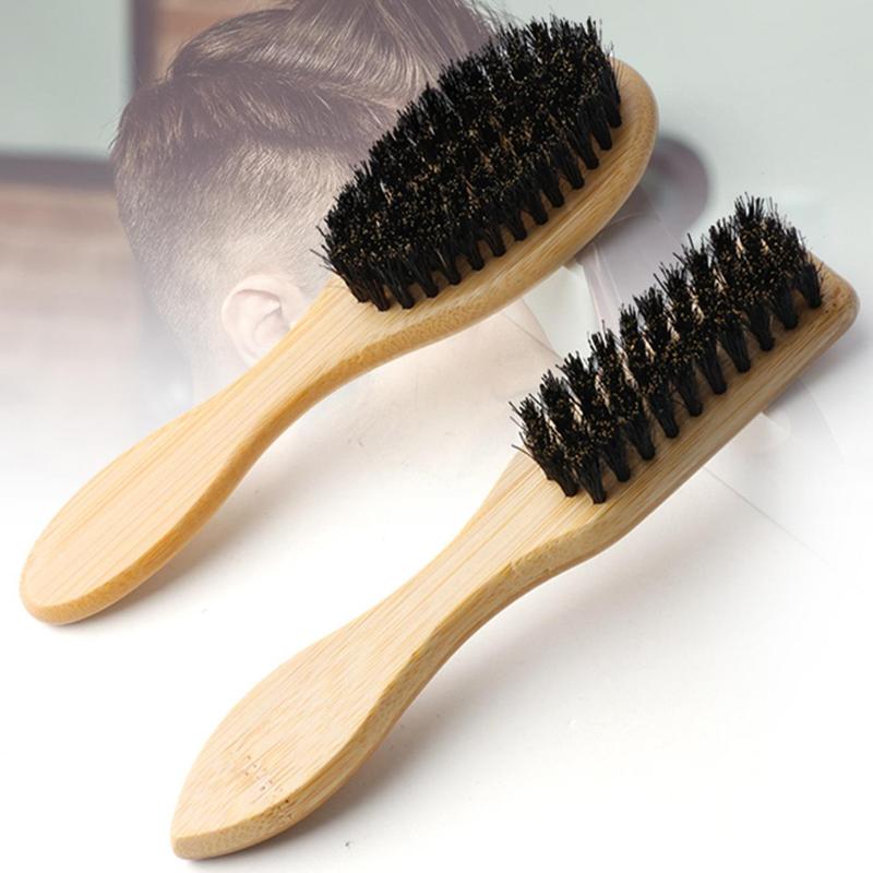 Wooden Hair Brush, Portable Mini Hair Styling Brush, Hair Care & Styling Tool for Men & Women, Heatless Styling Tool for Daily Use