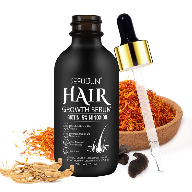 Sefudun 5 % Minoxidil Hair Serum, 60ml Available morning and evening