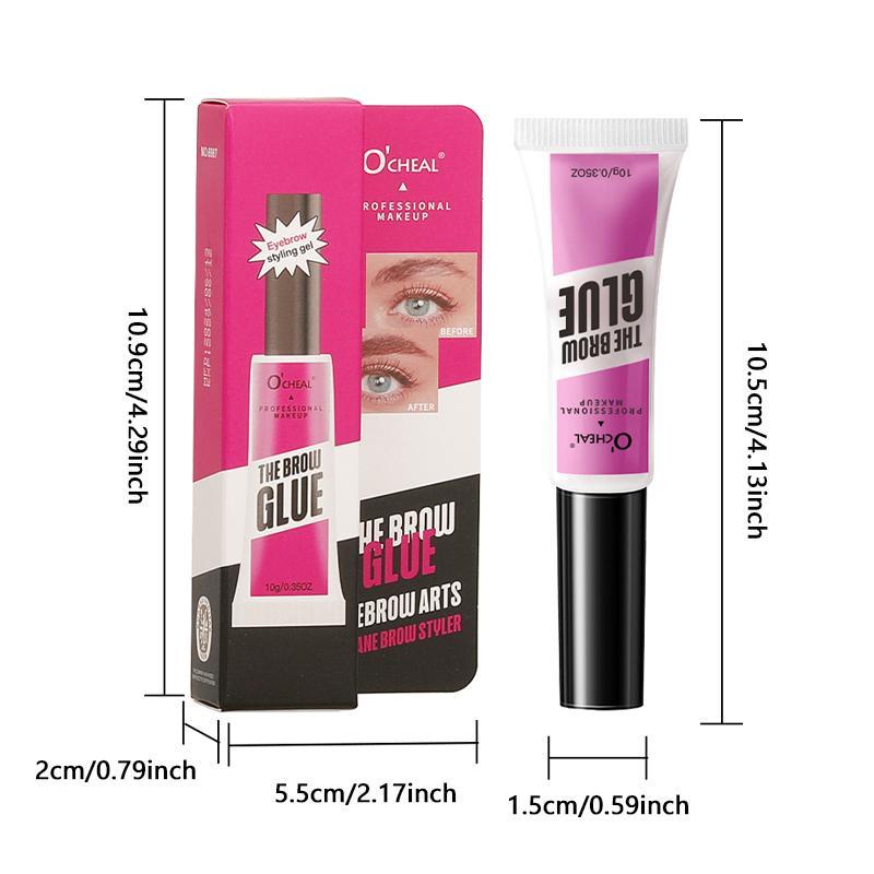 Long-lasting Eyebrow Glue, Waterproof Quick-drying Eyebrow Gel, Eye Makeup Tool For Women & Girls, Professional Eye Makeup Product