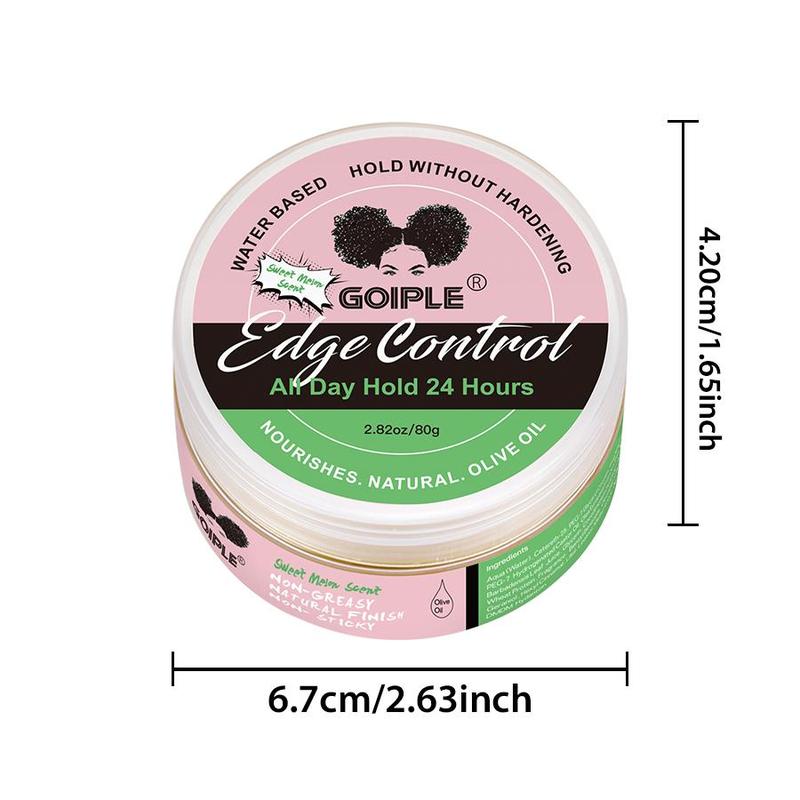 Edge Control Wax, Long Lasting Edge Control Cream, Hair Styling Product for Women, Hair Products