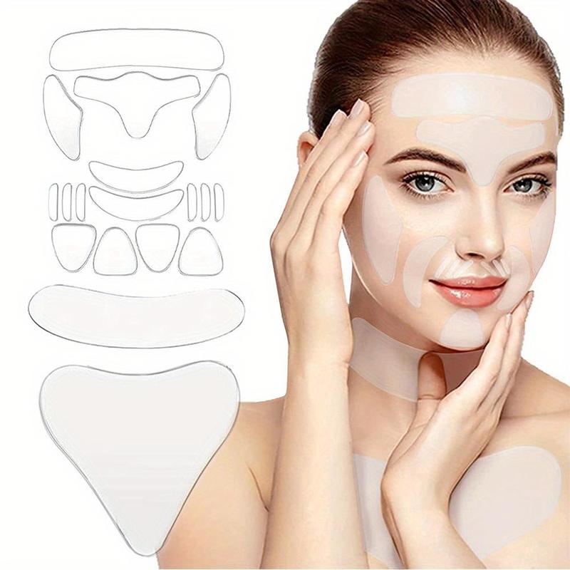 Silicone Face Sticker Set, Face Lifting Sticker, Anti-wrinkle Face Lifting Patches, Skin Care Tools for Women & Men