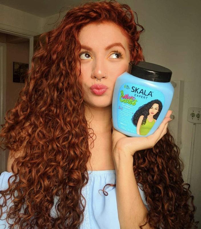 2 Pack SKALA Mais Cachos Hydrates Curls, Eliminates Frizz, For Curly Hair -2 IN 1 Conditioning Treatment and Cream To Comb 35.2oz Conditioner Haircare