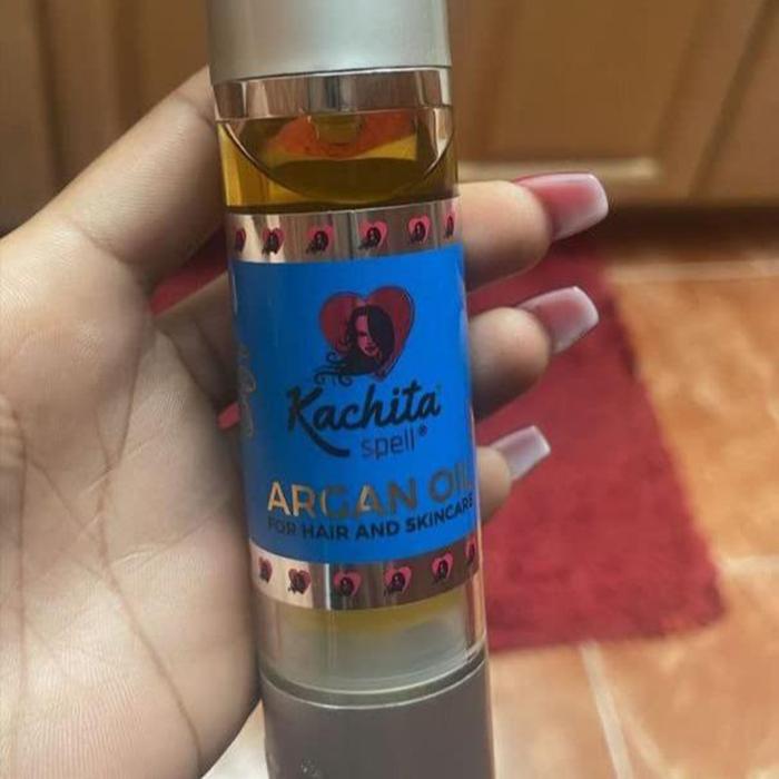 Argan Oil Serum by Kachita Spell: Nourish, Protect, Authentic, Pure, Shine, Versatile Beauty Care Skincare Dropper