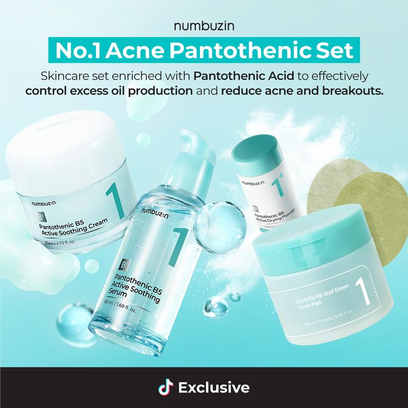 numbuzin No.1 Acne Pantotenic Acid Set