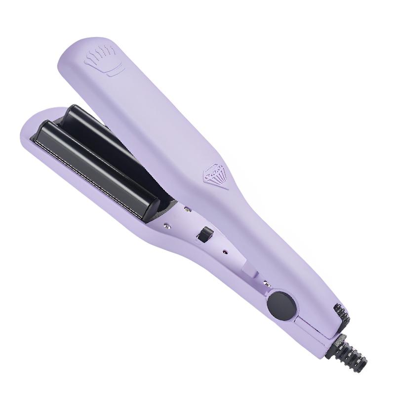 ROVY Wave Curling lron for EasyComfort Styling Negative lonic hairwaver comfortable handle,Crimper Curling Iron,Women's Wave Curling Iron,Curling Iron That Heat Up Quickly,Can Be carried During Travels And at school