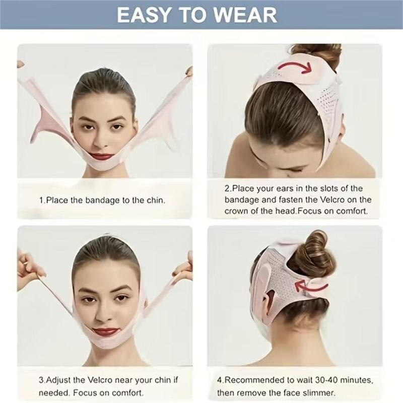 Face Lifting Bandage, Chin Slimming Belt, V Line Face Slimming Facial Skin Lifting & Firming, Chin Strap for Double Chin for Women, Face Lift Tape, Skincare Tools for Summer Gift, Face Trainer for Women, Face Care Product